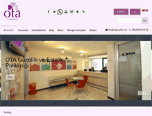 Tablet Screenshot of otaguzellik.com